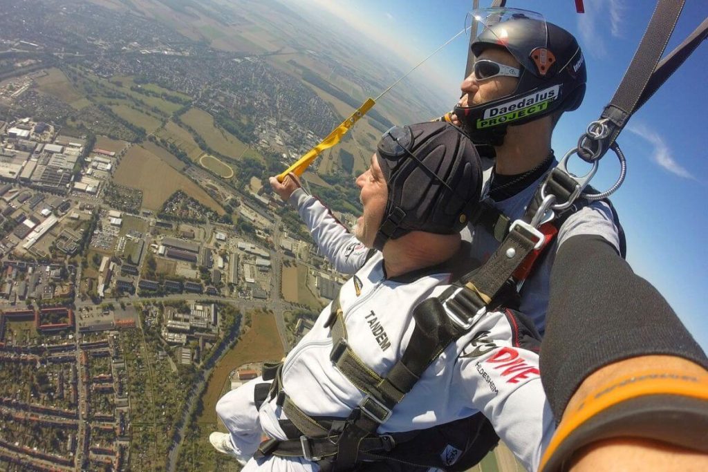 prix saut en parachute tandem​